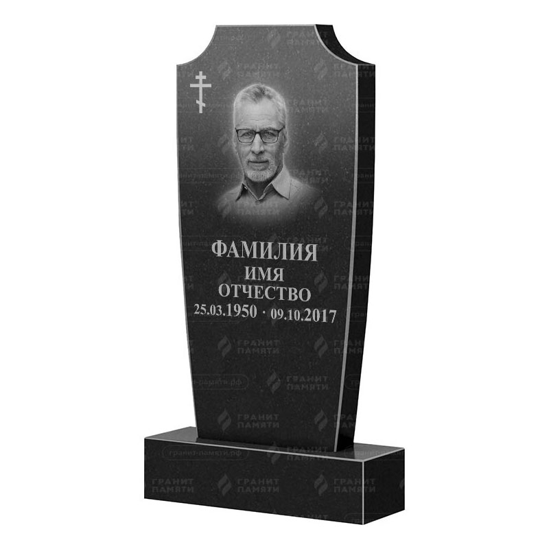 Памятники из гранита вертикальные в Краснодаре | Гранитный памятник ФГ-010