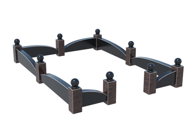 Цоколи на могилу в Краснодаре | Цоколь на могилу №0044