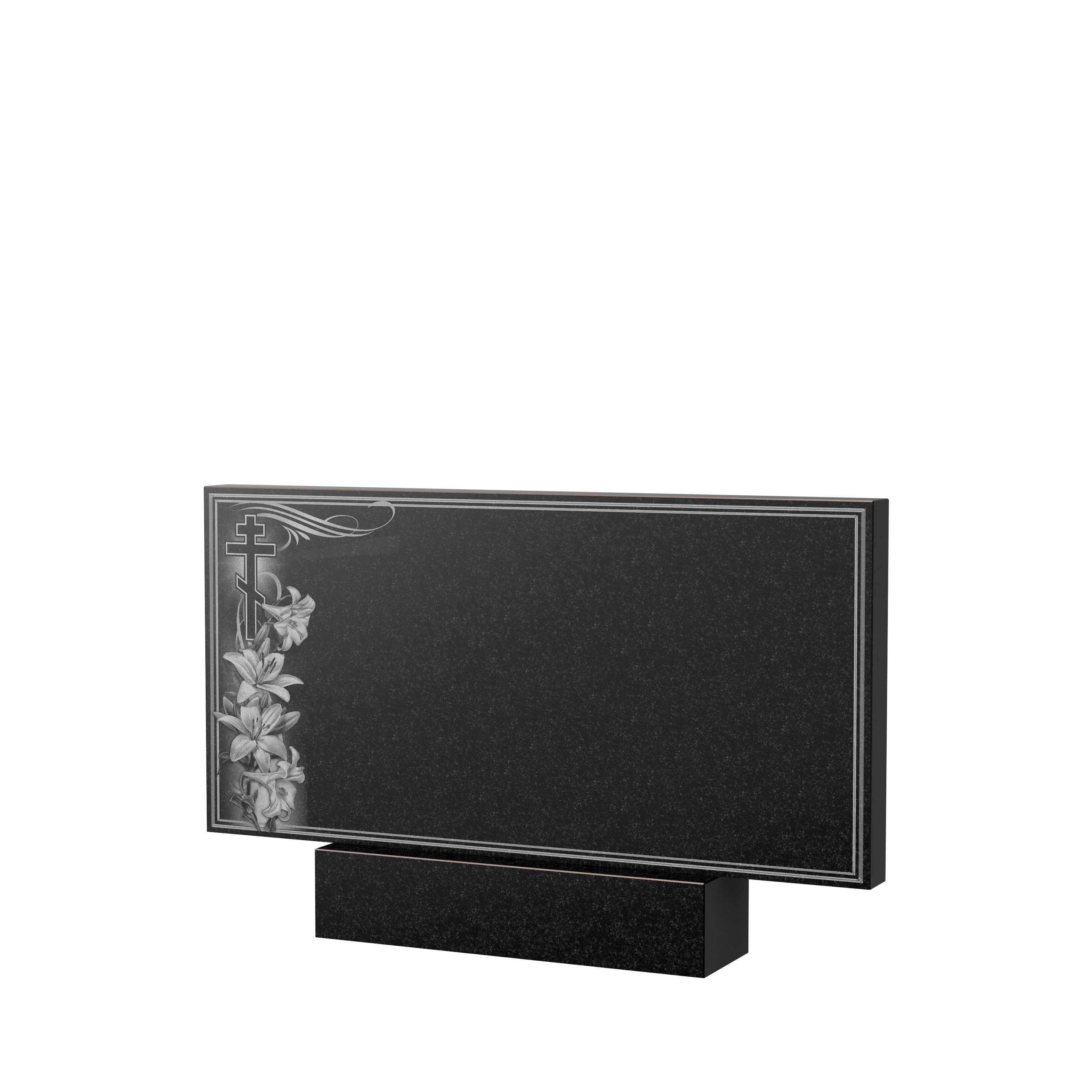 Художественное оформление памятника в Краснодаре | Художественное оформление на гранитную стелу, рисунок ГХО-003