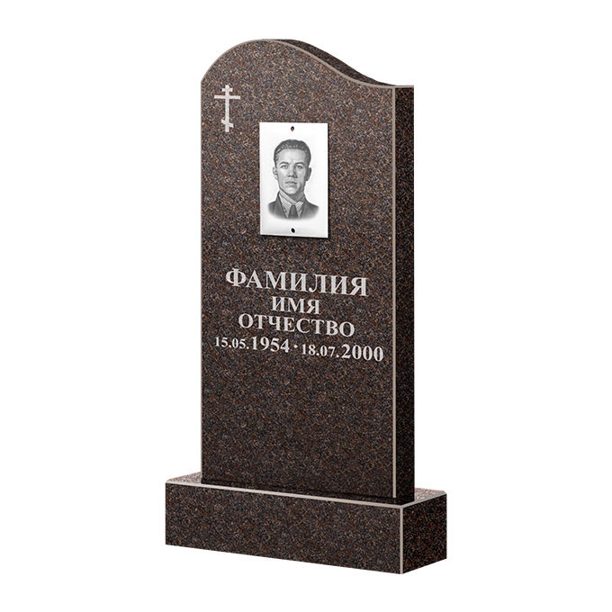Памятники из цветного гранита в Краснодаре | Памятник из гранита Карел Brown ФГЦ-030