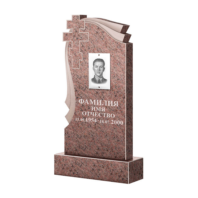 Гранитные памятники в Краснодаре | Памятник из гранита Розалия Pink ФГЦ-081