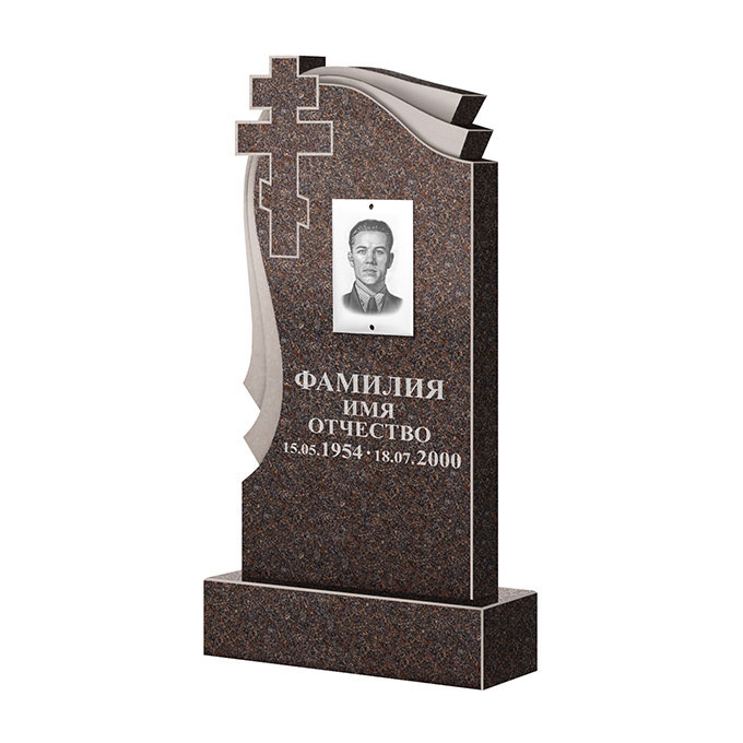 Гранитные памятники в Краснодаре | Памятник из гранита Карел Brown ФГЦ-081