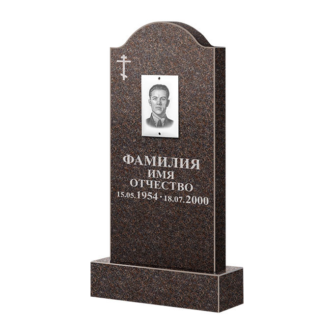 Памятники из цветного гранита в Краснодаре | Памятник из гранита Карел Brown ФГЦ-012