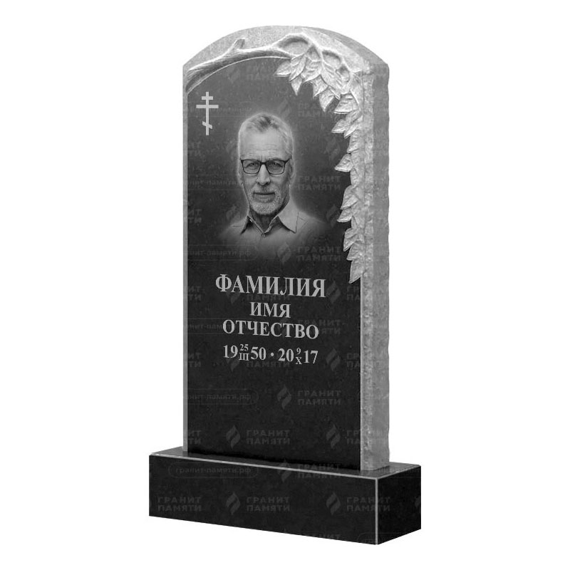 Памятники из гранита с деревом в Краснодаре | Гранитный памятник ФГ-107