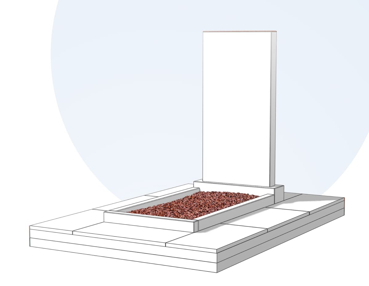 Засыпка цветника камушками в Краснодаре