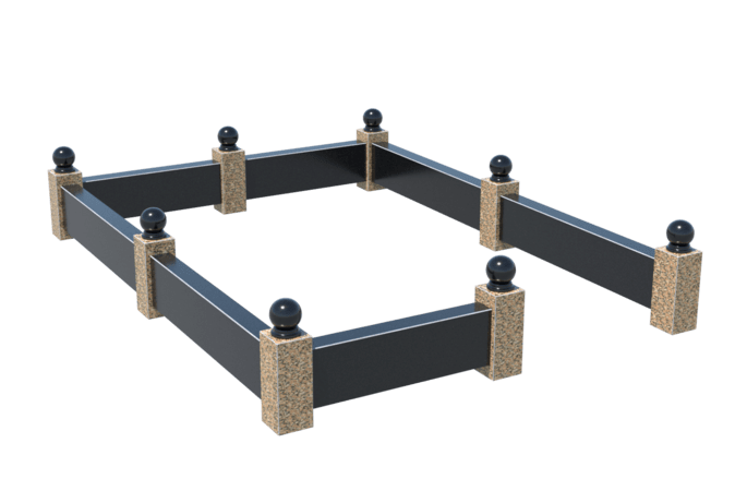 Цоколи на могилу в Краснодаре | Цоколь на могилу №0036