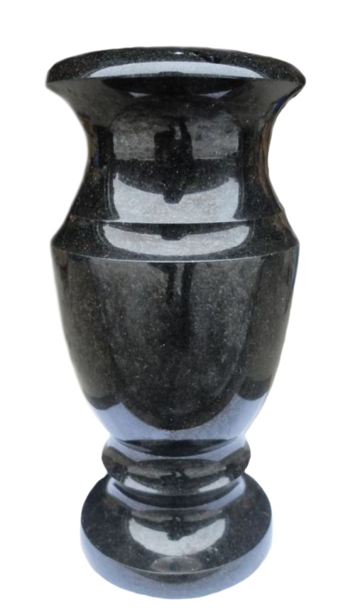 Вазы из камня в Краснодаре | Ваза гранитная «Габбро 30»