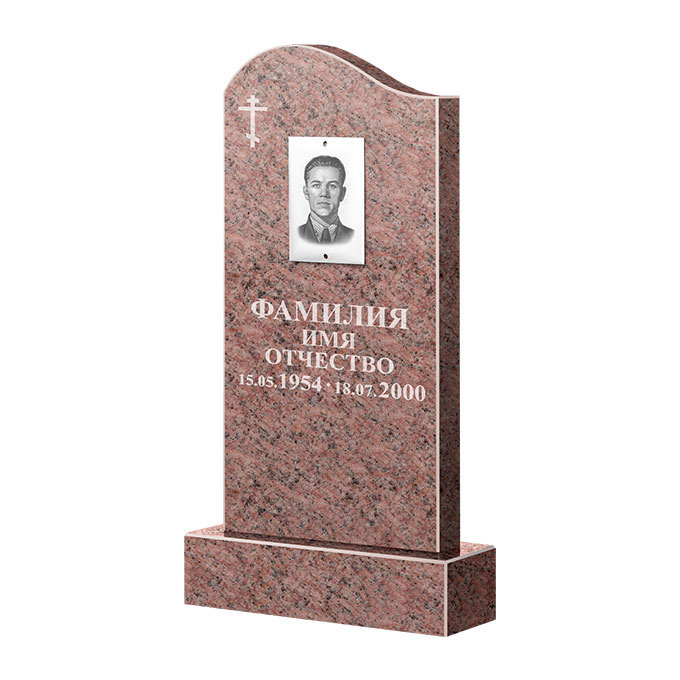 Памятники из цветного гранита в Краснодаре | Памятник из гранита Розалия Pink ФГЦ-030
