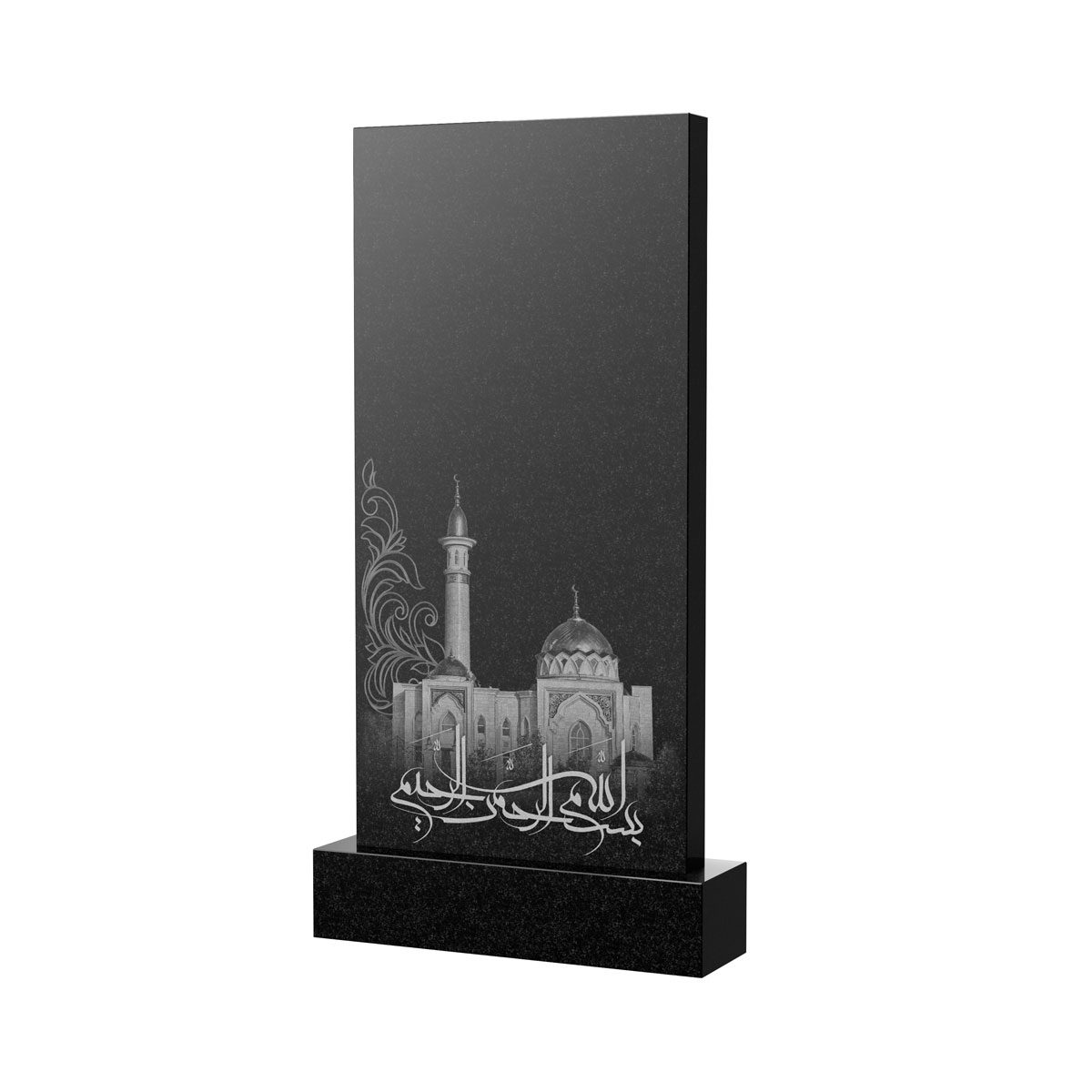 Художественное оформление памятника в Краснодаре | Художественное оформление на гранитную стелу, рисунок ВХО-046