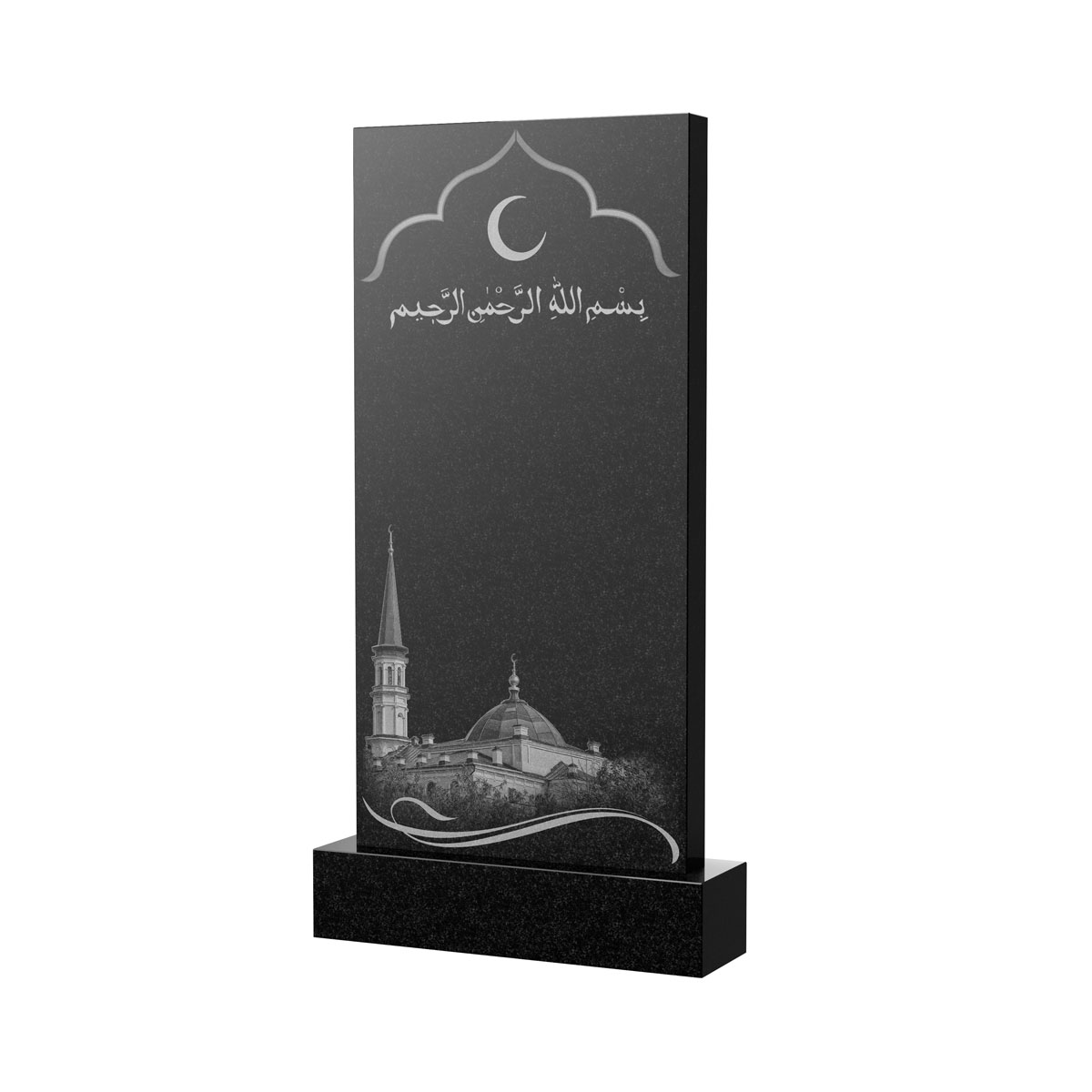 Художественное оформление памятника в Краснодаре | Художественное оформление на гранитную стелу, рисунок ВХО-037