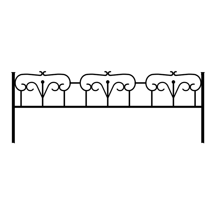 Металлические оградки, столы, скамейки в Краснодаре | Оградка №2