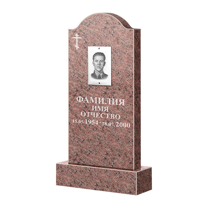 Памятники из цветного гранита в Краснодаре | Памятник из гранита Розалия Pink ФГЦ-012