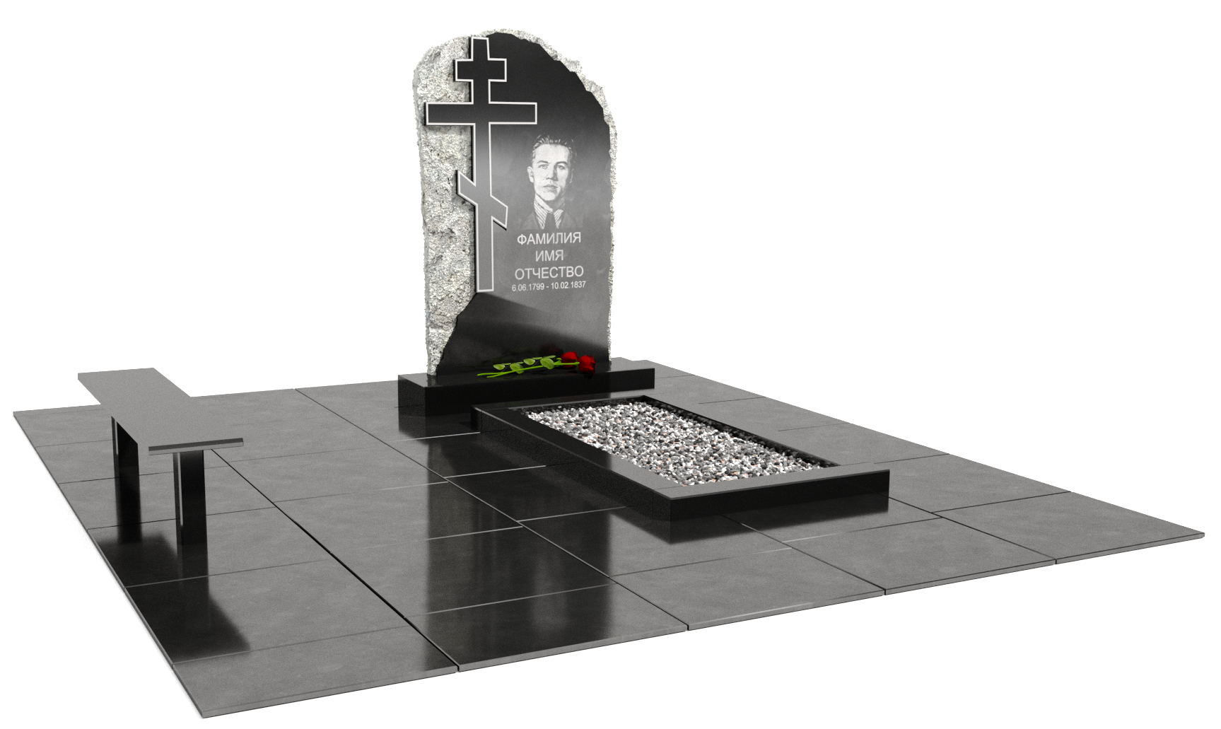 Одинарные мемориальные комплексы в Краснодаре | Мемориальный комплекс №8