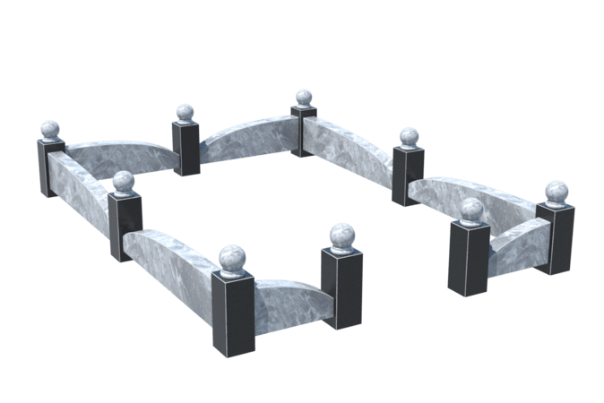 Цоколи на могилу в Краснодаре | Цоколь на могилу №0040