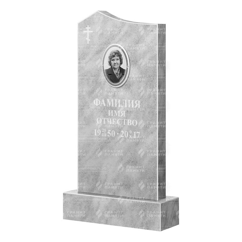 Бюджетные памятники в Краснодаре | Мраморный памятник ФМ-008