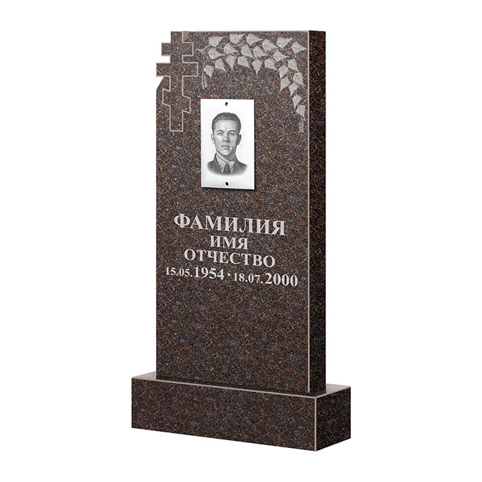 Гранитные памятники в Краснодаре | Памятник из гранита Карел Brown ФГЦ-202