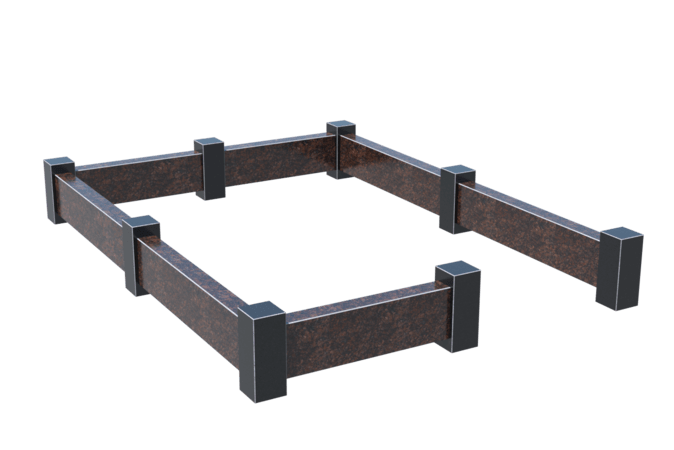 Цоколи на могилу в Краснодаре | Цоколь на могилу №0033