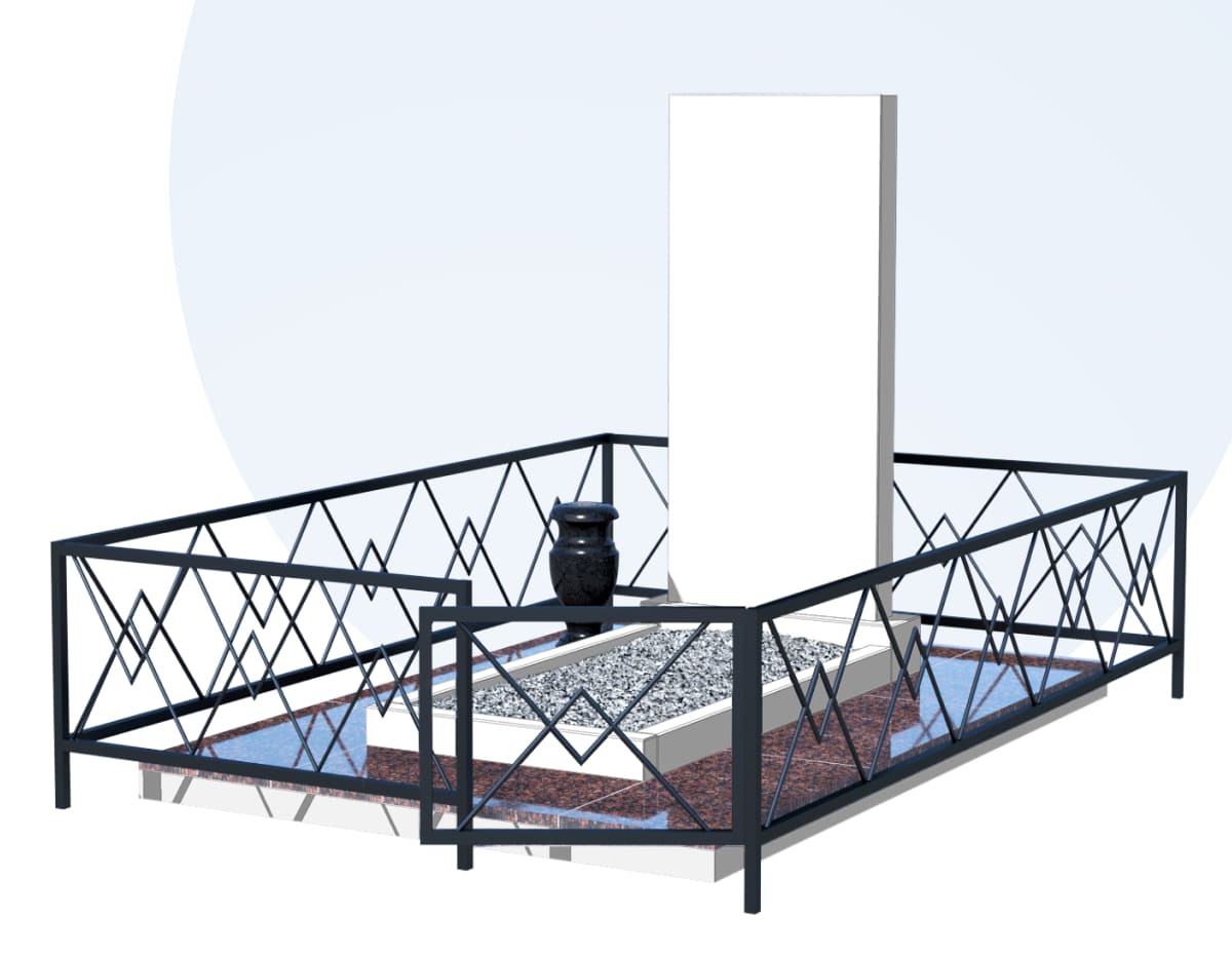 Благоустройство захоронения в Краснодаре