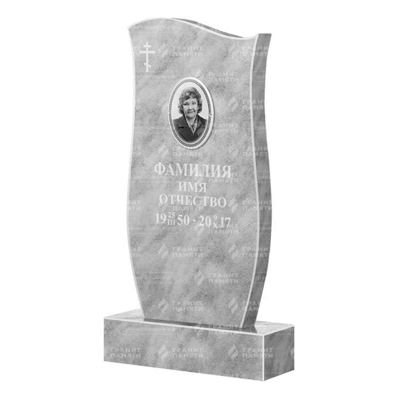 Бюджетные памятники в Краснодаре | Мраморный памятник ФМ-033