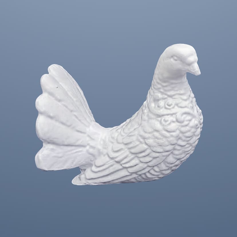 Скульптуры из искусственного мрамора в Краснодаре | Голубь право