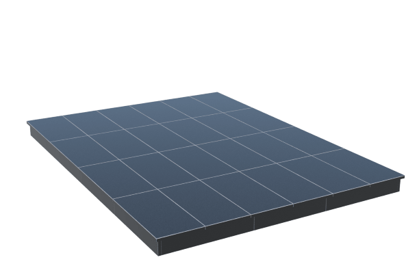 Площадки на могилу в Краснодаре | Площадка с вертикальной (10 см) облицовкой гранитом Габбро