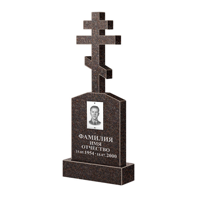 Гранитные памятники в Краснодаре | Памятник из гранита Карел Brown ФГЦ-099
