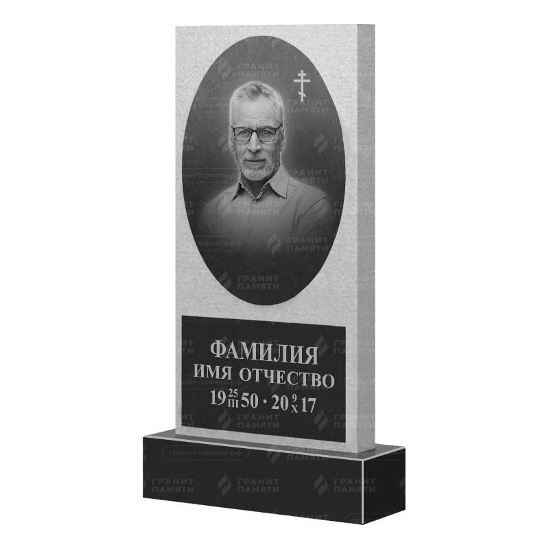 Памятники из гранита вертикальные в Краснодаре | Гранитный памятник ФГ-166