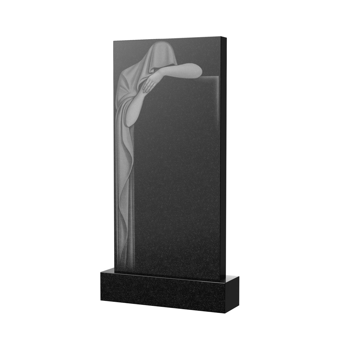 Художественное оформление памятника в Краснодаре | Художественное оформление на гранитную стелу, рисунок ВХО-036