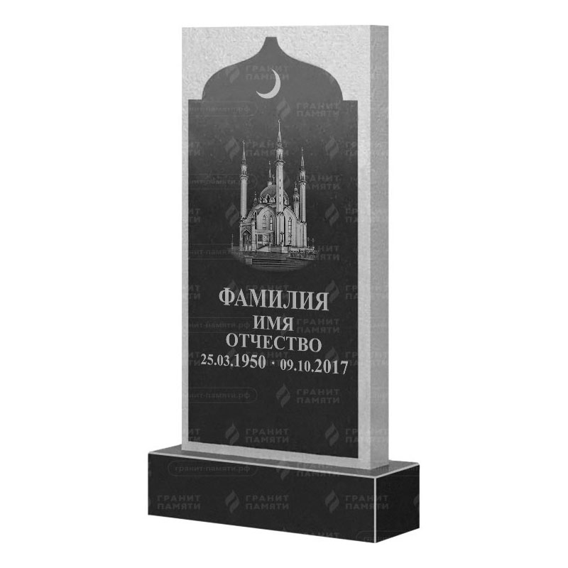 Мусульманские памятники на могилу в Краснодаре | Гранитный памятник ФГ-167