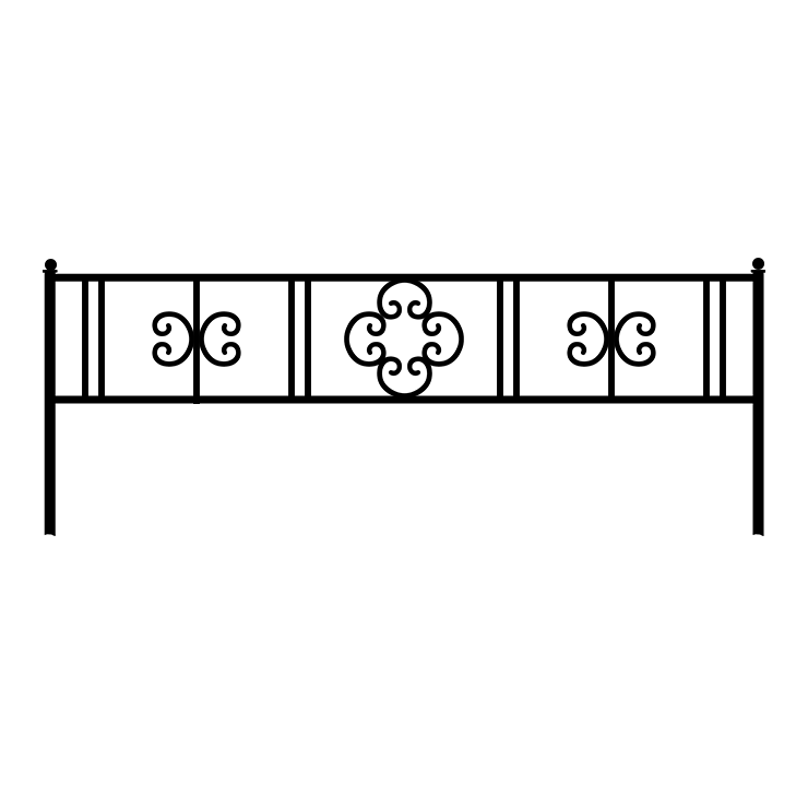 Кованые изделия в Краснодаре | Кованая оградка ОГ.006