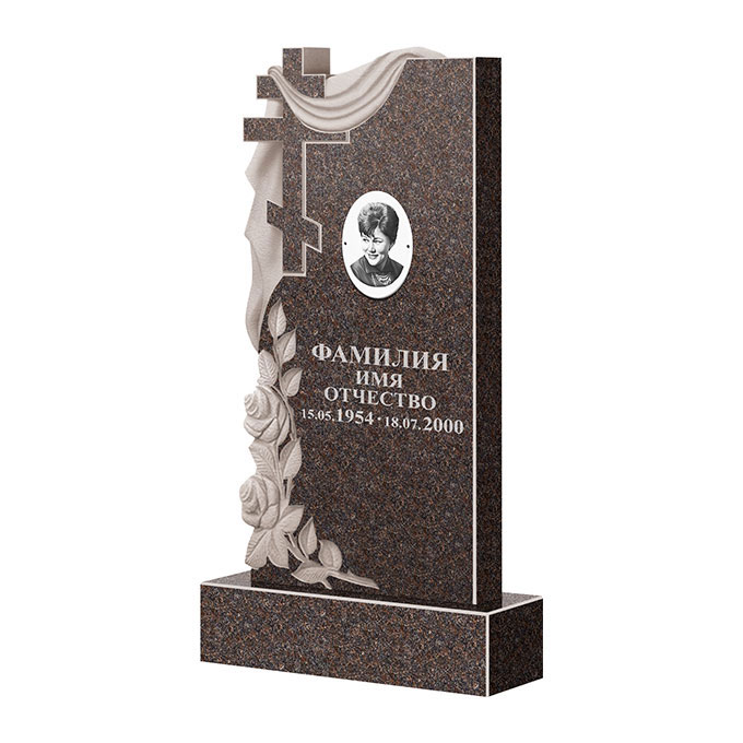 Гранитные памятники в Краснодаре | Памятник из гранита Карел Brown ФГЦ-189