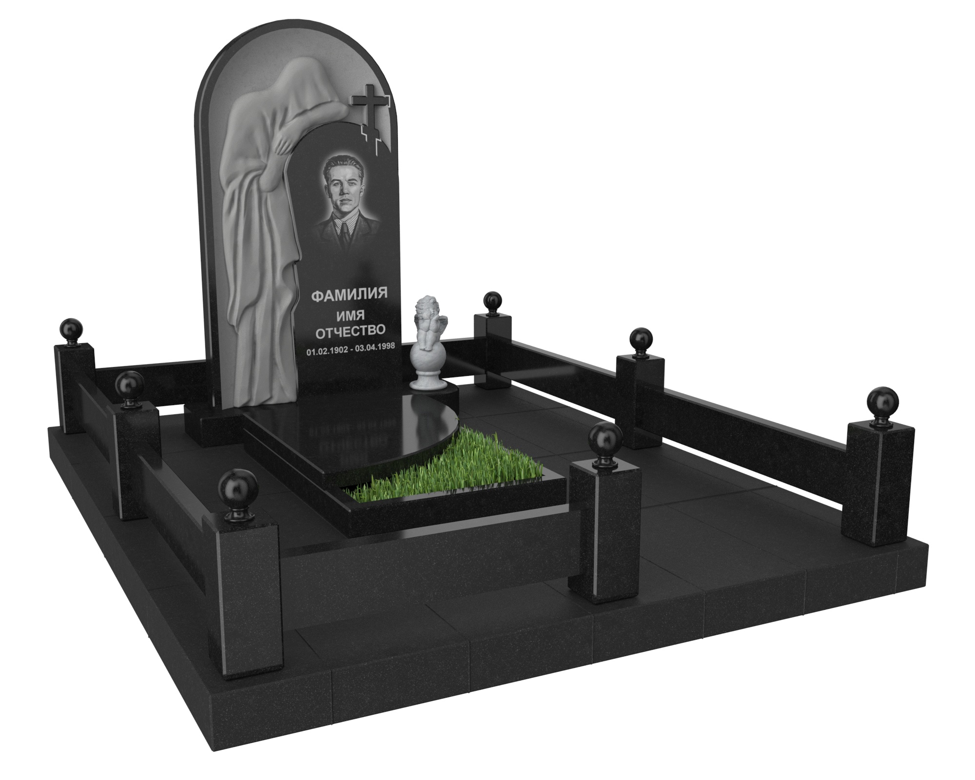 Одинарные мемориальные комплексы в Краснодаре | Мемориальный комплекс №27