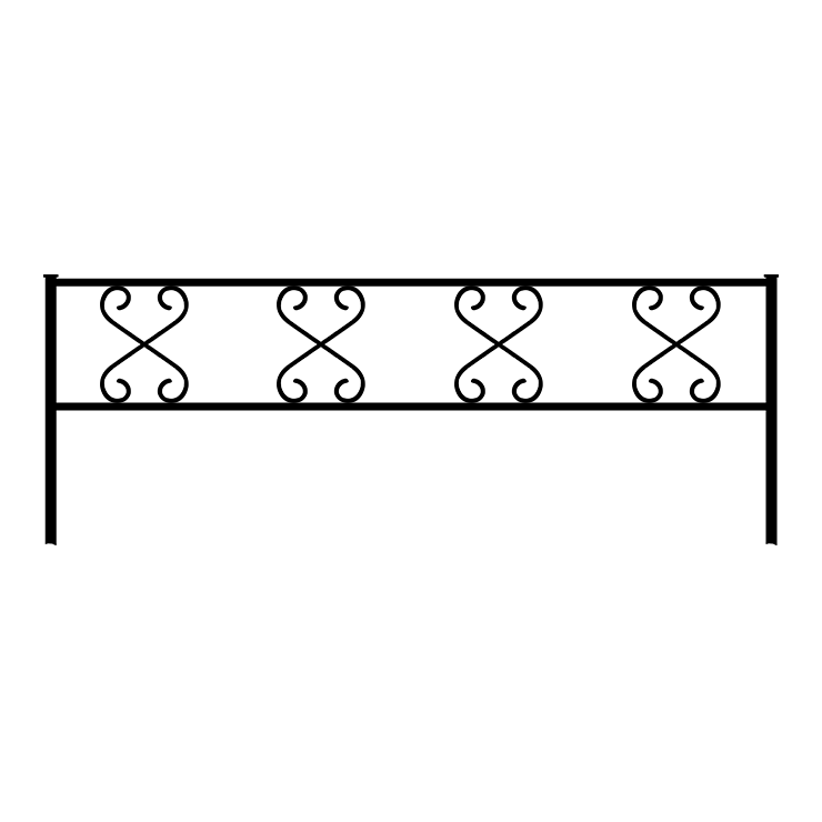 Металлические оградки, столы, скамейки в Краснодаре | Оградка №1