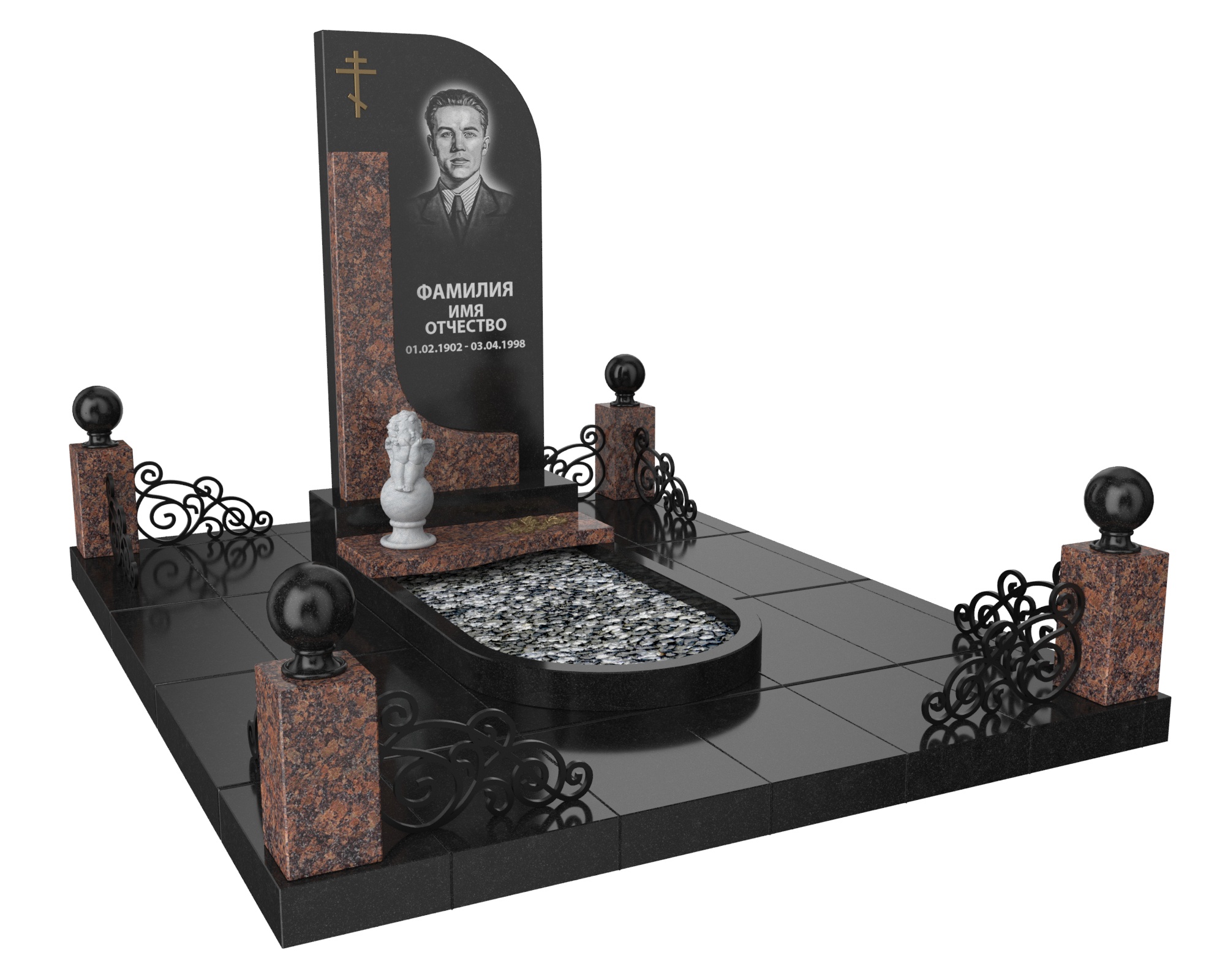 Одинарные мемориальные комплексы в Краснодаре | Мемориальный комплекс №24